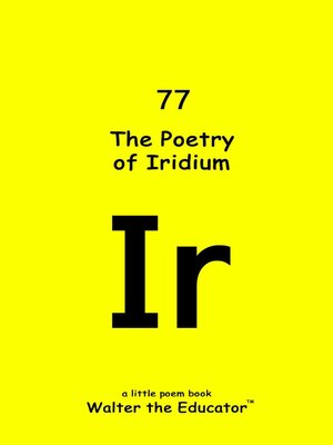 cover image of The Poetry of Iridium
